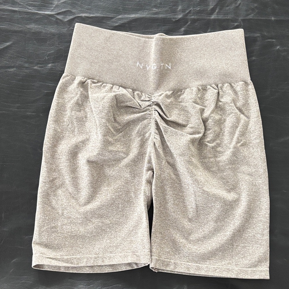 NVGTN Women's Tan 5” Workout Shorts